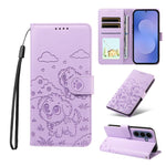 Portafoglio in pelle con protezione RFID e ciondolo a forma di cuore in rilievo con cane., For Galaxy S26 FE 5G, For Galaxy S26+ 5G, For Galaxy S25 FE 5G, For Galaxy S25 Edge 5G