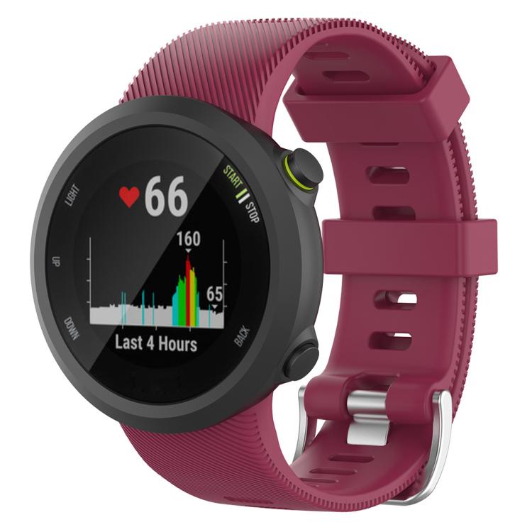 Cinturino per orologio in silicone tinta unita twill xDfind, For Garmin Forerunner 45 / 45S / Swim 2
