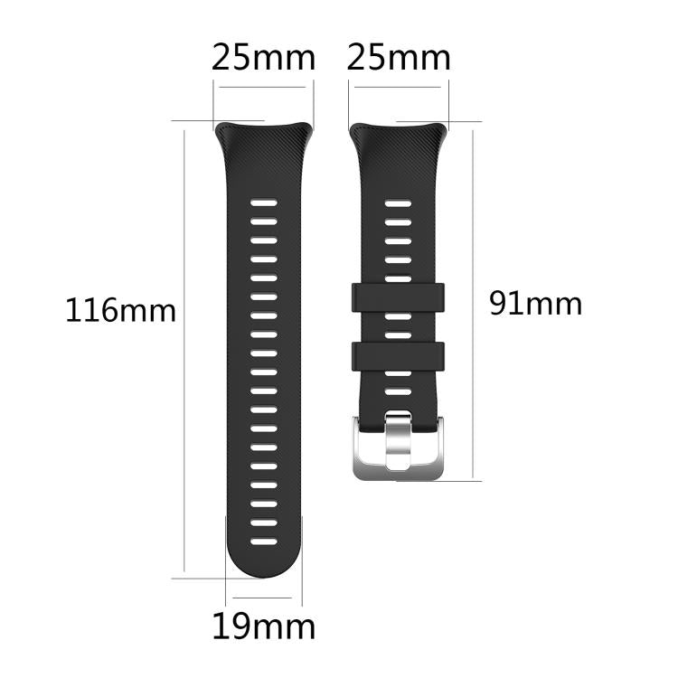 Cinturino per orologio in silicone tinta unita twill xDfind, For Garmin Forerunner 45 / 45S / Swim 2