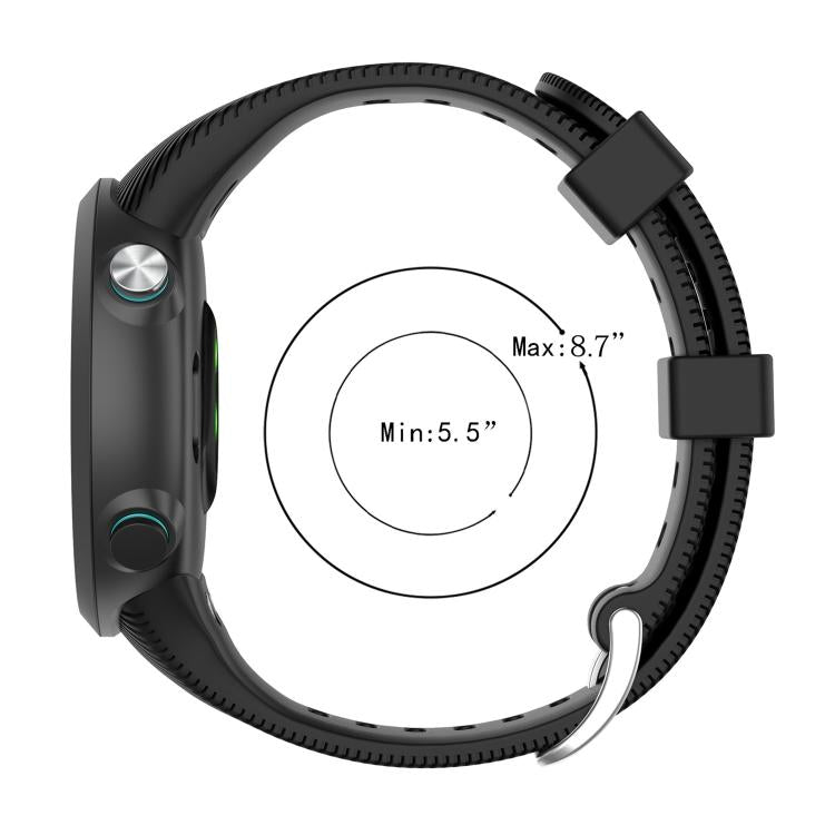 Cinturino per orologio in silicone tinta unita twill xDfind, For Garmin Forerunner 45 / 45S / Swim 2