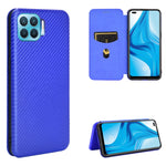 Struttura in fibra di carbonio Flip orizzontale magnetico Custodia in pelle TPU + PC + PU con slot per schede, For LG K22, For OPPO F17 Pro / A93 / Reno4 Lite, For Fujitsu F-42A / F-01L, For Motorola Moto G9 Plus