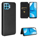 Struttura in fibra di carbonio Flip orizzontale magnetico Custodia in pelle TPU + PC + PU con slot per schede, For LG K22, For OPPO F17 Pro / A93 / Reno4 Lite, For Fujitsu F-42A / F-01L, For Motorola Moto G9 Plus