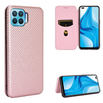 Struttura in fibra di carbonio Flip orizzontale magnetico Custodia in pelle TPU + PC + PU con slot per schede, For LG K22, For OPPO F17 Pro / A93 / Reno4 Lite, For Fujitsu F-42A / F-01L, For Motorola Moto G9 Plus