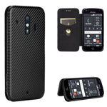 Struttura in fibra di carbonio Flip orizzontale magnetico Custodia in pelle TPU + PC + PU con slot per schede, For LG K22, For OPPO F17 Pro / A93 / Reno4 Lite, For Fujitsu F-42A / F-01L, For Motorola Moto G9 Plus