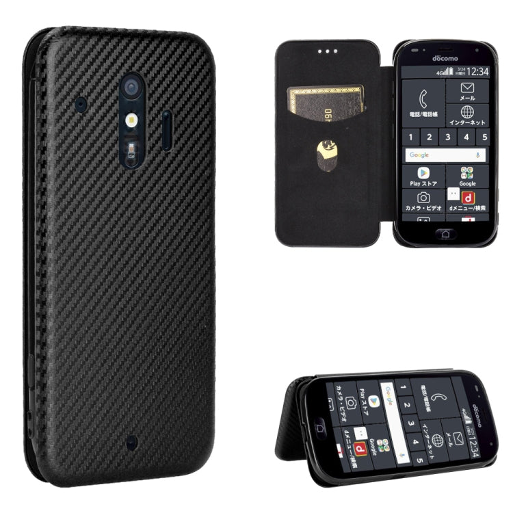 Struttura in fibra di carbonio Flip orizzontale magnetico Custodia in pelle TPU + PC + PU con slot per schede, For LG K22, For OPPO F17 Pro / A93 / Reno4 Lite, For Fujitsu F-42A / F-01L, For Motorola Moto G9 Plus