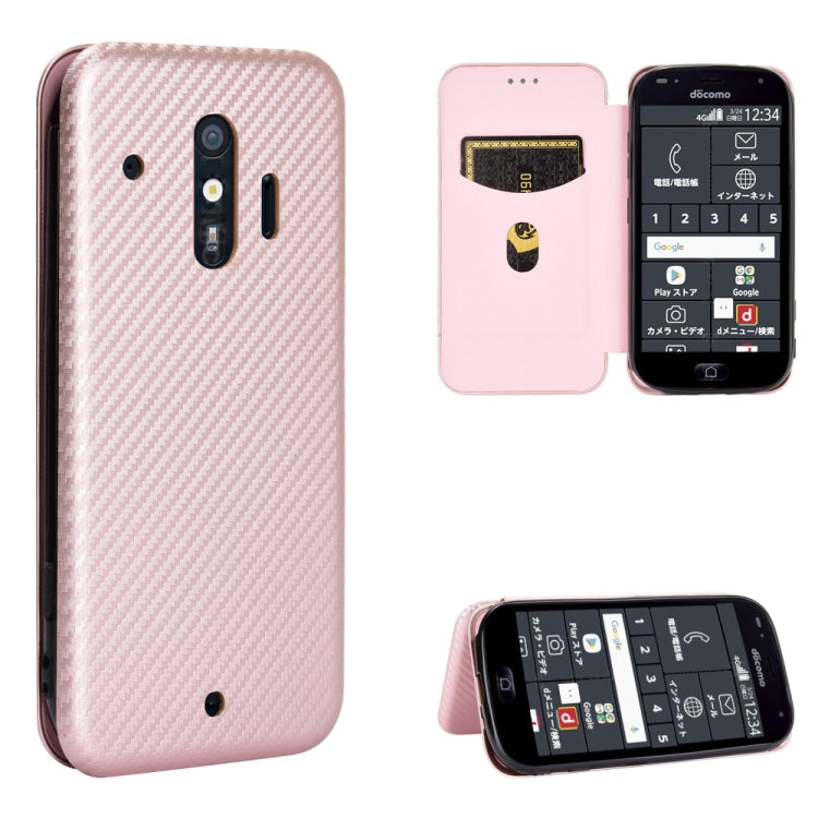 Struttura in fibra di carbonio Flip orizzontale magnetico Custodia in pelle TPU + PC + PU con slot per schede, For LG K22, For OPPO F17 Pro / A93 / Reno4 Lite, For Fujitsu F-42A / F-01L, For Motorola Moto G9 Plus