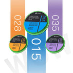 2UUL WS-015 Filo diamantato affilato in tungsteno da 0,015 mm, 100 m, 2UUL WS-015