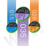 2UUL WS-035 Filo diamantato affilato in tungsteno da 0,035 mm, 100 m, 2UUL WS-035