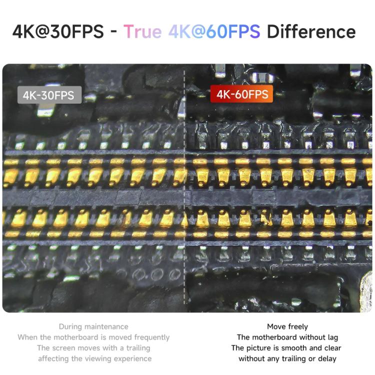 Telecamera microscopica termica 4K HD con funzione HDMI/USB per Mechanic Action3., EU Plug, US Plug