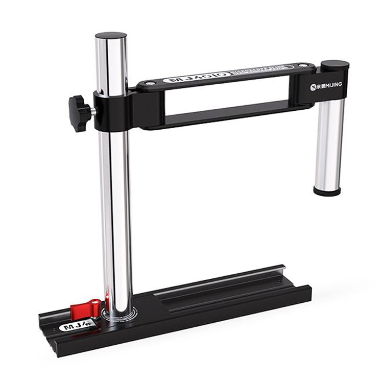 Supporto fisso universale in metallo Mijing MJ4010 da 32 mm con braccio oscillante a 360° e guide di scorrimento., Mijing MJ4010
