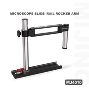 Supporto fisso universale in metallo Mijing MJ4010 da 32 mm con braccio oscillante a 360° e guide di scorrimento., Mijing MJ4010