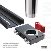 Supporto fisso universale in metallo Mijing MJ4010 da 32 mm con braccio oscillante a 360° e guide di scorrimento., Mijing MJ4010