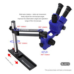 Supporto fisso universale in metallo Mijing MJ4010 da 32 mm con braccio oscillante a 360° e guide di scorrimento., Mijing MJ4010
