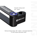 Supporto fisso universale in metallo Mijing MJ4010 da 32 mm con braccio oscillante a 360° e guide di scorrimento., Mijing MJ4010