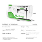 Supporto fisso universale in metallo Mijing MJ4010 da 32 mm con braccio oscillante a 360° e guide di scorrimento., Mijing MJ4010