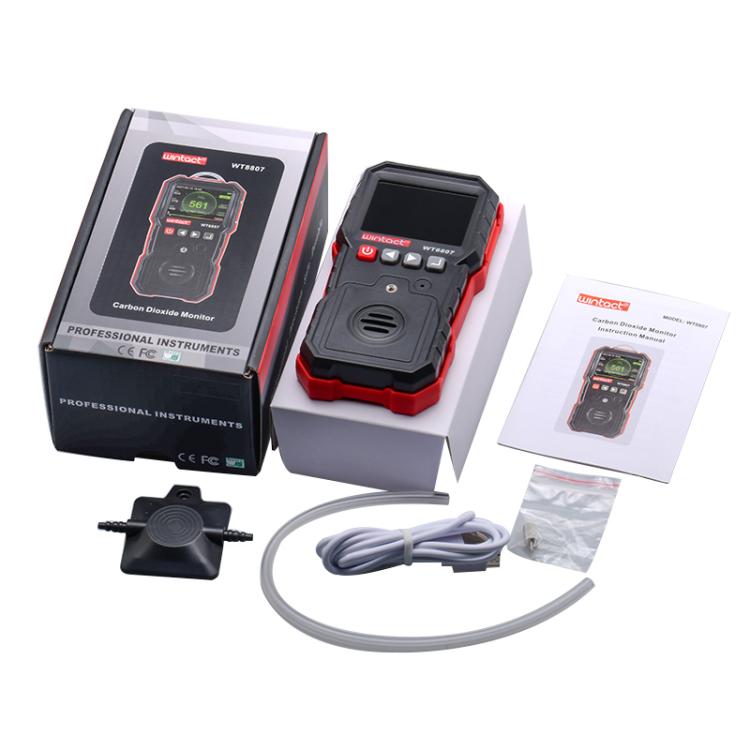 Misuratore di anidride carbonica Wintact WT8807, WT8807