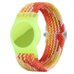 xDfind Cinturino per orologio regolabile in nylon intrecciato, con protezione anti-smarrimento, For AirTag 2nd Gen / AirTag 1st Gen