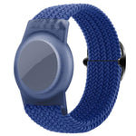 xDfind Cinturino per orologio regolabile in nylon intrecciato, con protezione anti-smarrimento, For AirTag 2nd Gen / AirTag 1st Gen