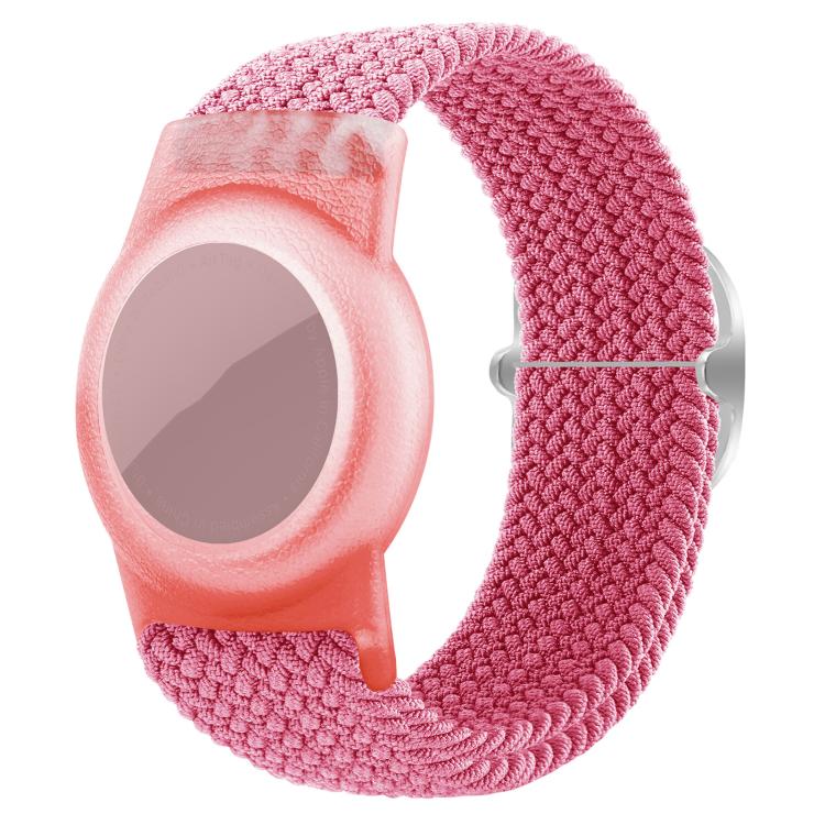 xDfind Cinturino per orologio regolabile in nylon intrecciato, con protezione anti-smarrimento, For AirTag 2nd Gen / AirTag 1st Gen