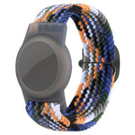xDfind Cinturino per orologio regolabile in nylon intrecciato, con protezione anti-smarrimento, For AirTag 2nd Gen / AirTag 1st Gen