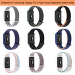 Cinturino per orologio xDfind con chiusura a strappo in nylon integrata., For Samsung Galaxy Fit 3