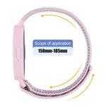 Cinturino per orologio xDfind con chiusura a strappo in nylon integrata., For Samsung Galaxy Fit 3