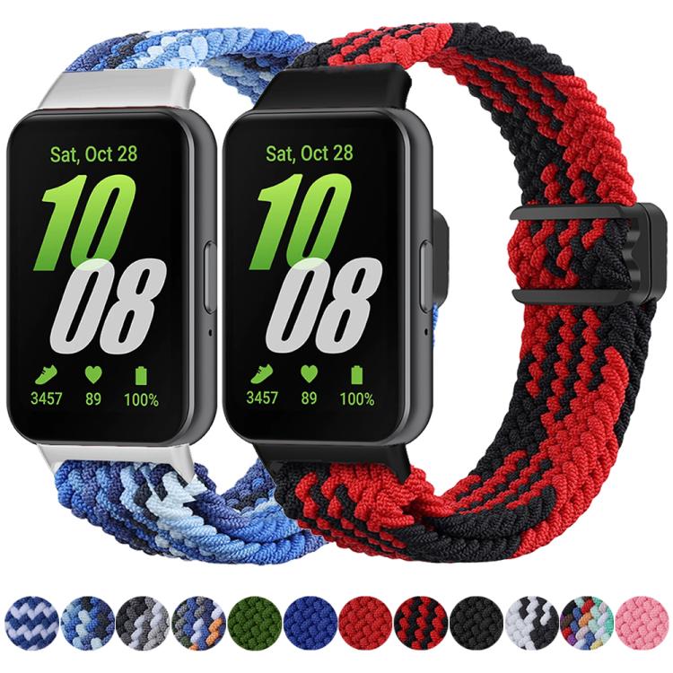 Cinturino per orologio xDfind in nylon intrecciato con fibbia magnetica, For Samsung Galaxy Fit 3