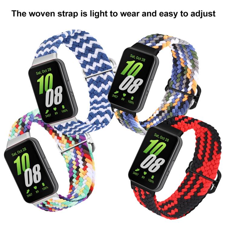 Cinturino per orologio xDfind in nylon intrecciato con fibbia magnetica, For Samsung Galaxy Fit 3