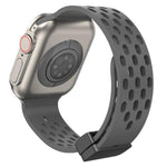 Cinturino per orologio in silicone con chiusura magnetica xDfind, For Apple Watch 42 / 44 / 45 / 46 / 49mm, For Apple Watch 38 / 40 / 41 / S10 42mm