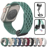 Cinturino per orologio in silicone con chiusura magnetica xDfind, For Apple Watch 42 / 44 / 45 / 46 / 49mm, For Apple Watch 38 / 40 / 41 / S10 42mm