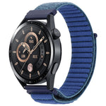 Cinturino per orologio xDfind in nylon con trama a onde e chiusura a strappo., 20mm, 22mm
