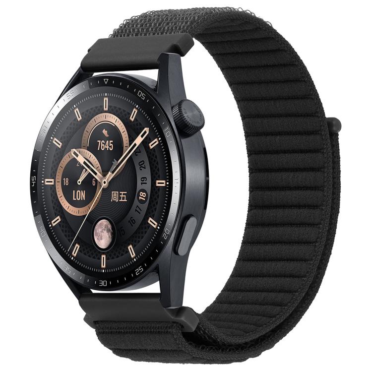 Cinturino per orologio xDfind in nylon con trama a onde e chiusura a strappo., 20mm, 22mm
