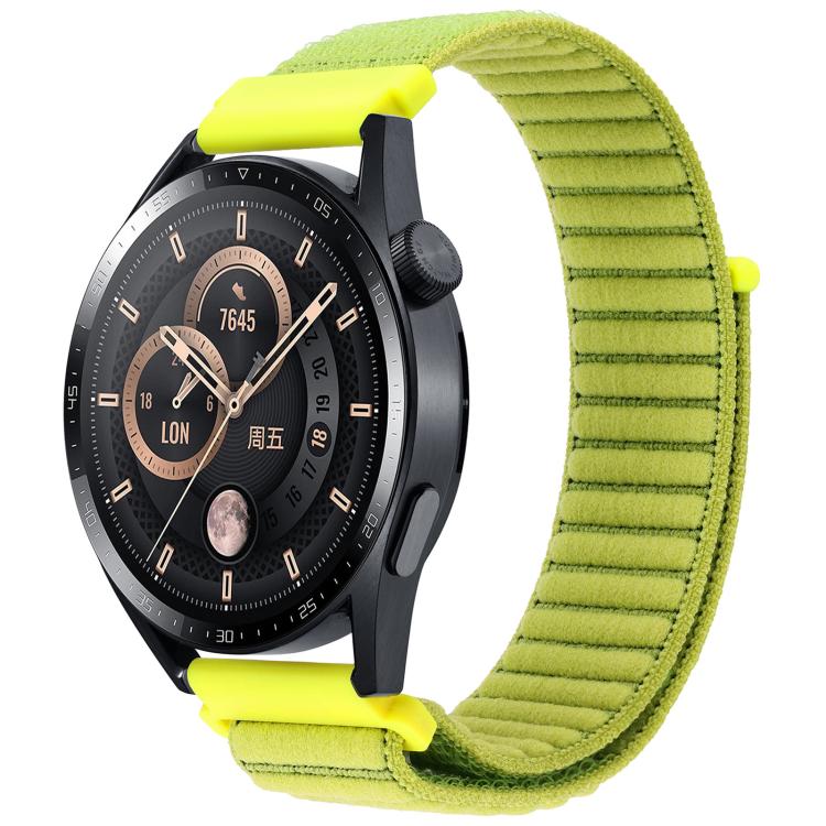 Cinturino per orologio xDfind in nylon con trama a onde e chiusura a strappo., 20mm, 22mm
