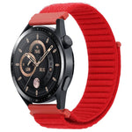 Cinturino per orologio xDfind in nylon con trama a onde e chiusura a strappo., 20mm, 22mm
