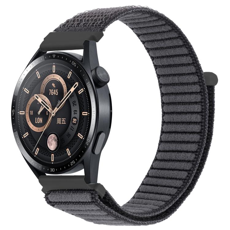 Cinturino per orologio xDfind in nylon con trama a onde e chiusura a strappo., 20mm, 22mm