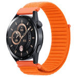 Cinturino per orologio xDfind in nylon con trama a onde e chiusura a strappo., 20mm, 22mm