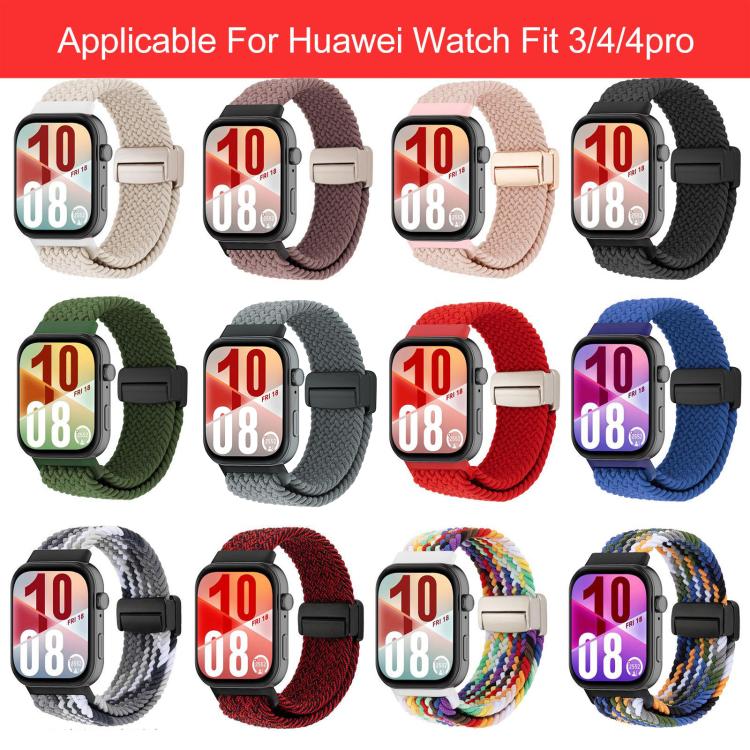 Cinturino per orologio intrecciato con fibbia magnetica xDfind, For Huawei Watch Fit 5 / Fit 5 Pro / Fit 4