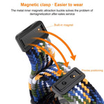 Cinturino per orologio intrecciato con fibbia magnetica xDfind, For Huawei Watch Fit 5 / Fit 5 Pro / Fit 4