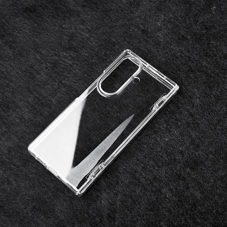 Custodia per telefono trasparente in PC antiurto a doppio asse, For Galaxy Z Fold8 Ultra 5G, For Samsung Galaxy Z Fold7 5G, For Samsung Galaxy Z Fold6
