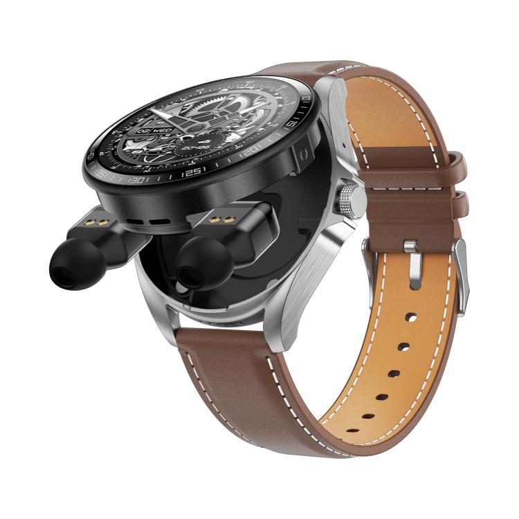 Smartwatch F36 con schermo TFT a colori da 1,46 pollici, auricolari Bluetooth 2 in 1, supporto per chiamate Bluetooth e NFC.