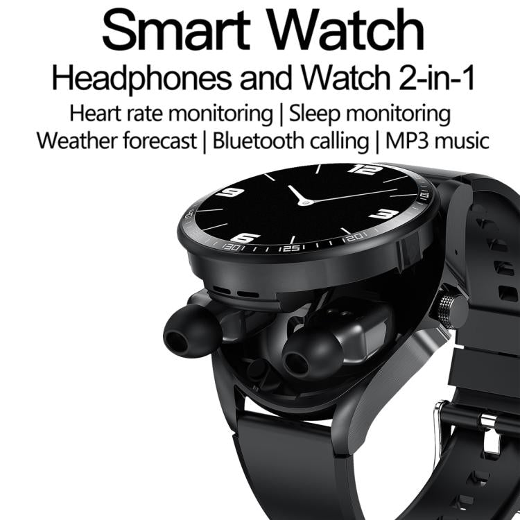 Smartwatch F36 con schermo TFT a colori da 1,46 pollici, auricolari Bluetooth 2 in 1, supporto per chiamate Bluetooth e NFC.