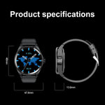 Smartwatch F36 con schermo TFT a colori da 1,46 pollici, auricolari Bluetooth 2 in 1, supporto per chiamate Bluetooth e NFC.