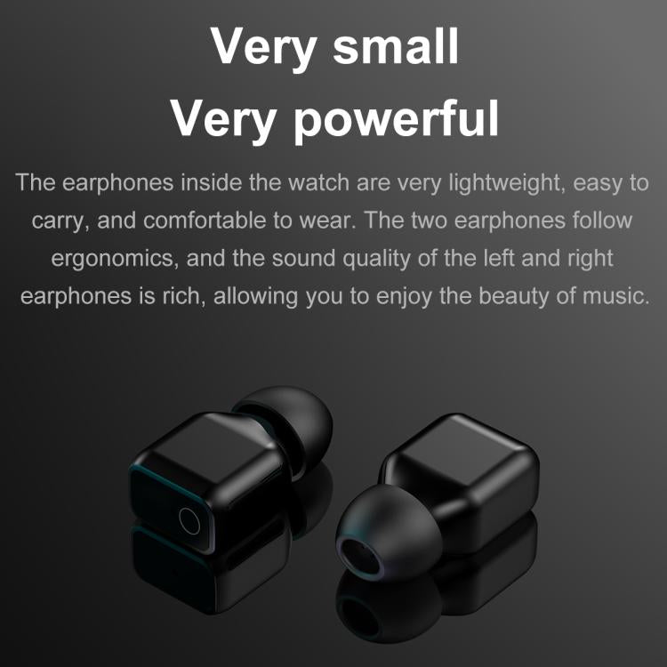 Smartwatch F36 con schermo TFT a colori da 1,46 pollici, auricolari Bluetooth 2 in 1, supporto per chiamate Bluetooth e NFC.
