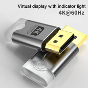 DOONJIEY DisplayPort Interface Graphics Card Spoofer Display Emulator Virtual Monitor with Indicator Light, DisplayPort Interface
