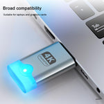 DOONJIEY DisplayPort Interface Graphics Card Spoofer Display Emulator Virtual Monitor with Indicator Light, DisplayPort Interface