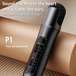 Microfono karaoke Lebo P1, audio domestico, Bluetooth wireless.