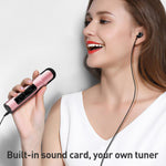 Microfono karaoke Lebo P1, audio domestico, Bluetooth wireless.