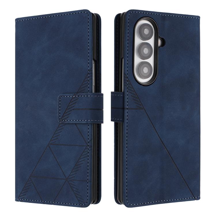 Custodia per telefono in pelle con stampa 3D a libro, For Samsung Galaxy Z Fold7 5G