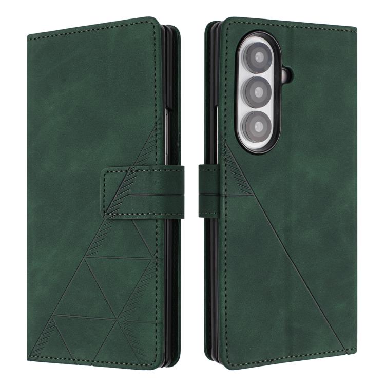Custodia per telefono in pelle con stampa 3D a libro, For Samsung Galaxy Z Fold7 5G