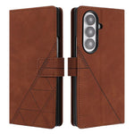 Custodia per telefono in pelle con stampa 3D a libro, For Samsung Galaxy Z Fold7 5G